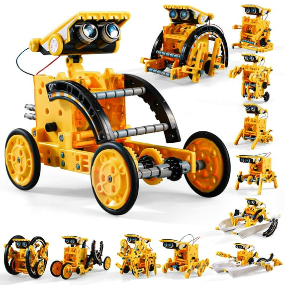 12-in-1 STEM Solar Robot Kit Toys Gifts for Kids 8 9 10 11 12 13 Years Old,Educational Building Science Experiment Set Birthday for Kids Boys Girls