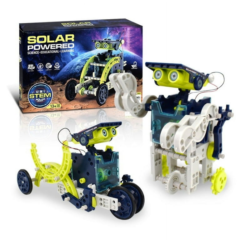 HOMOFY STEM Toys Solar Robot Kit 12-in-1 Educational Science Kits Toys, Learning  Science Building Toys-Powered by Solar