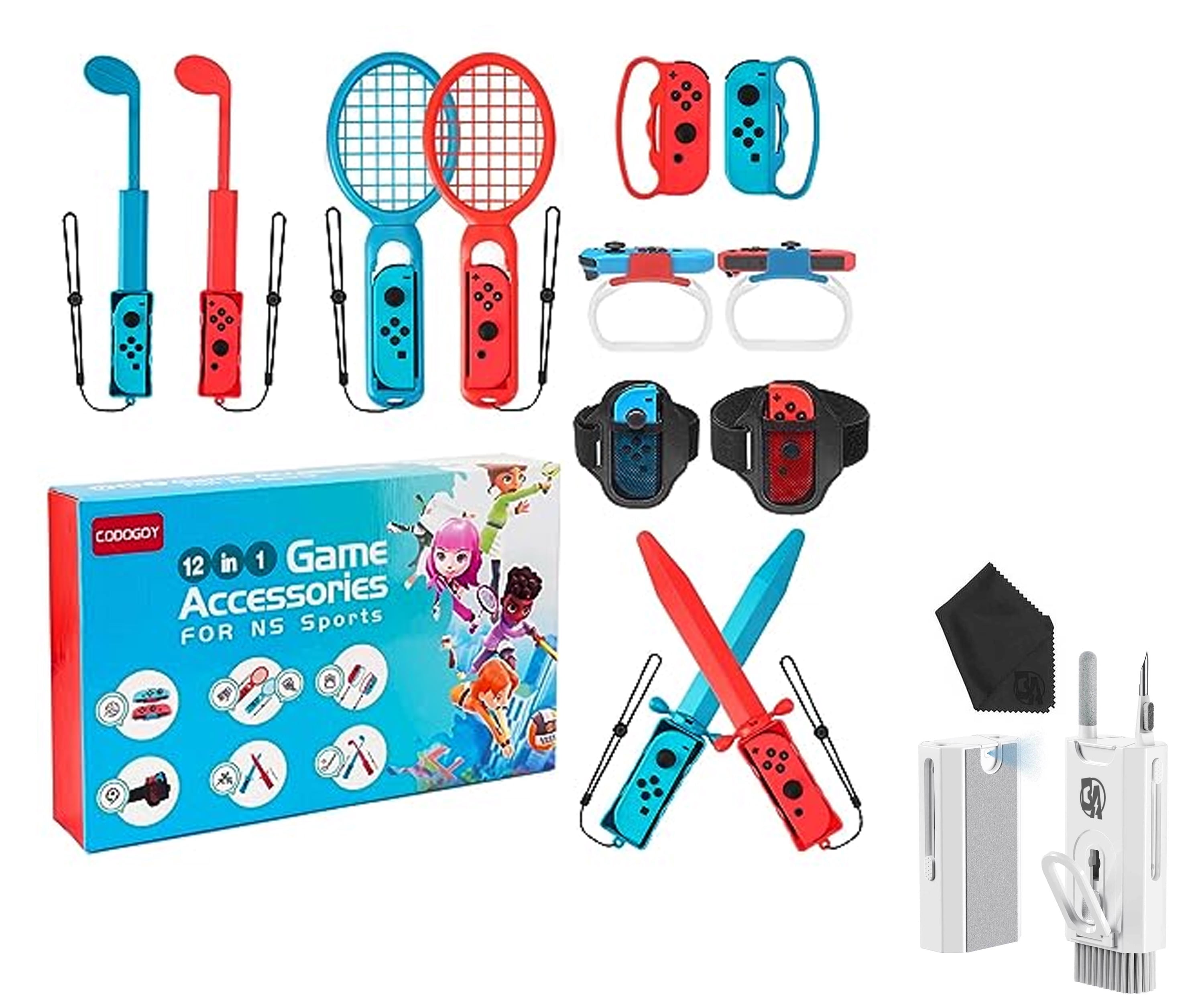 12 in 1 Switch Sports Accessories Bundle for Nintendo Switch Sports