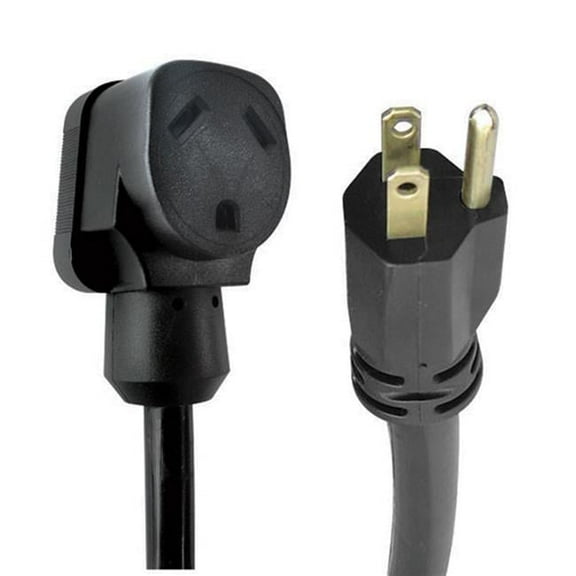 12 in. 15-30A 5-15P 1 Outlet 3.3 Gauge Adapter Extension Cord