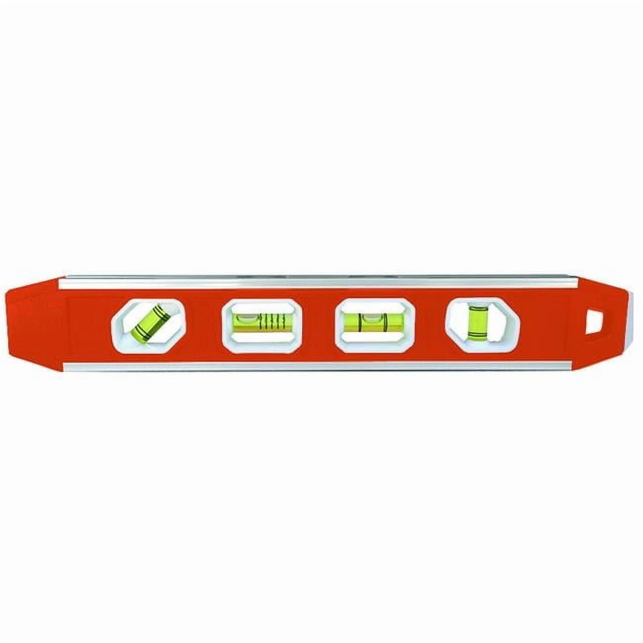 12 in. 4 Vial Aluminum Magnetic Torpedo Level