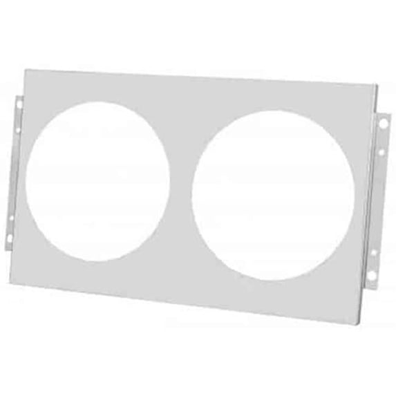 12 in. All Aluminum Fan Shroud with 2 Fits for 1977-1980 Chevy Corvette