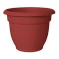 thumbnail image 1 of 12 in. Ariana Bell Shaped Planter, Burnt Red, 1 of 1