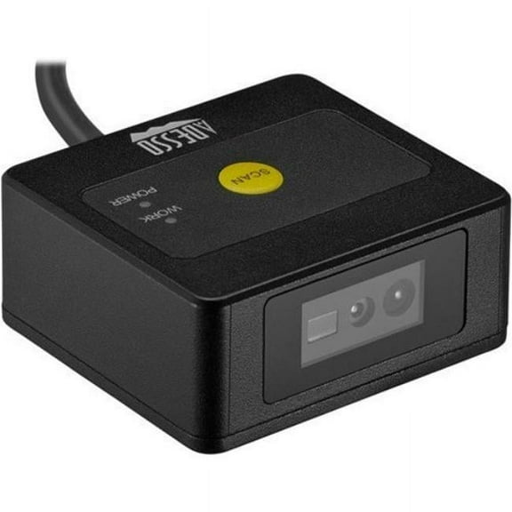 12 in. Automatically Any Barcode As You Go NuScan 4400T USB 2D Fixed Mounted Barcode Scanner without The Need To Press A Trigger