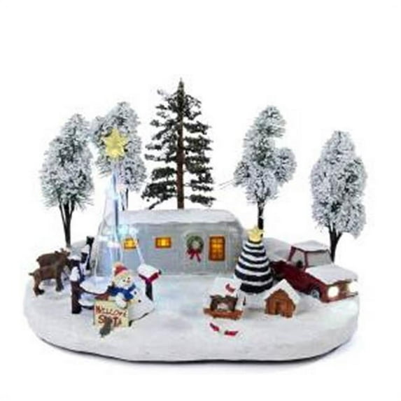 12 in. Battery-Operated Christmas LED Scene
