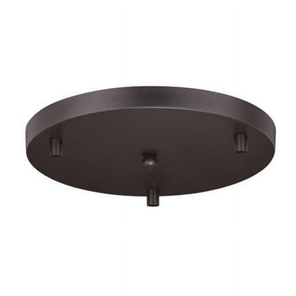12 in. Canopy for 3 Mini Pendants - Oil Rubbed Bronze