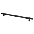 thumbnail image 1 of 12 in. Center to Center Rivet Rebel Cabinet Pull, Matte Black, 1 of 1