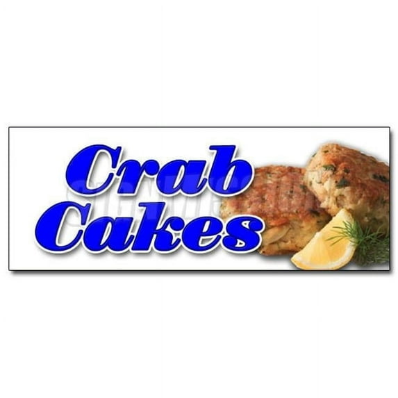 12 in. Crabs Decal Sticker - Crabs Maryland Seafood Fried Mini