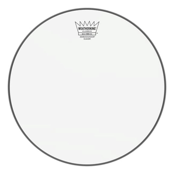 12 in. Dia. Batter Ambassador Classic Clear Drumhead