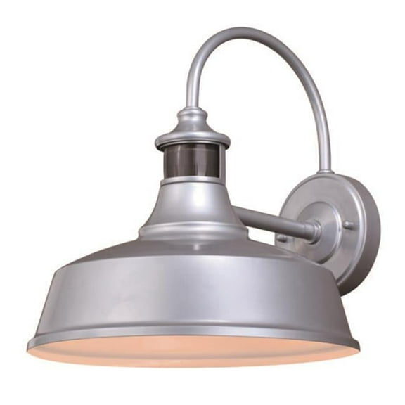 12 in. Dorado Dualux Outdoor Wall Light, Satin Silver