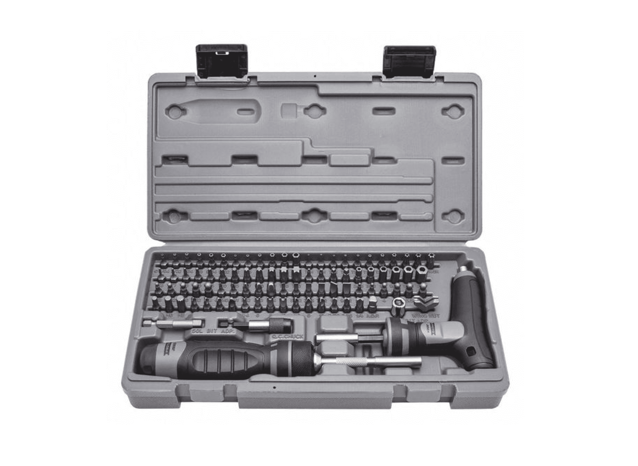 12 in, Drive Size: 1/4 in , Num. of pieces:91 - Walmart Business