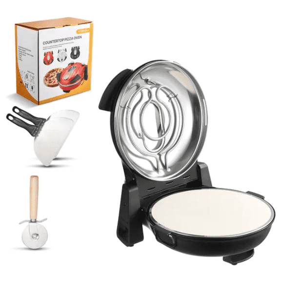 Countertop Electric High-Temp Cooker, Multi-Level Temperature Control Baking Unit with View Window & Detachable Inner Surface