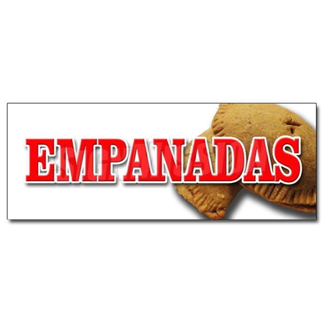 12 in. Empanadas Decal Sticker - Latin Restaurant Food Meat Chicken Hot Pocket