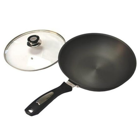 12 in. Hard Anodized Cookware, Black