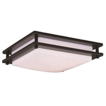 12 in. Horizon LED Flush Mount, Oil Burnished Bronze