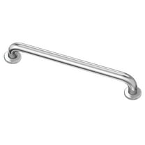 12 in. L x 0.98 in. D Concealed Screws Grab Bar in Brushed Stainless Steel