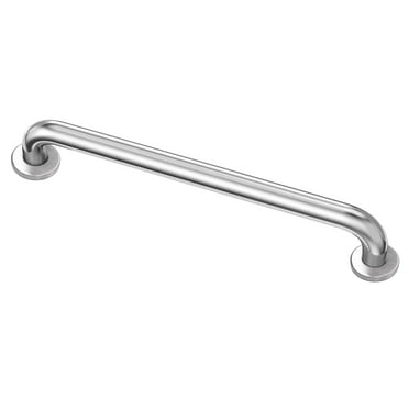 12 in. L x 0.98 in. D Concealed Screws Grab Bar in Brushed Stainless Steel
