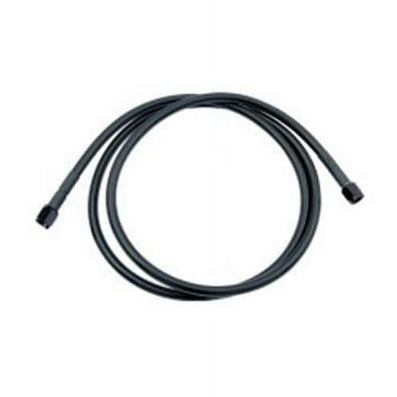 12 in. No.6 Coated 6 Straight Braided Line Hose