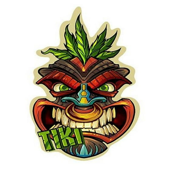 12 in. Novelty Sign - Tiki Guy