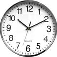 thumbnail image 1 of 12 in. Silent Chrome Wall Clock, 1 of 1