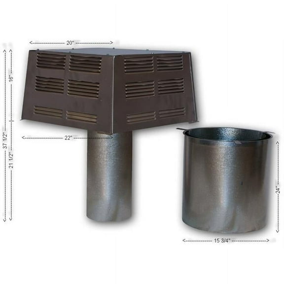 12 in. Square Top with Slip Section Painted, Black