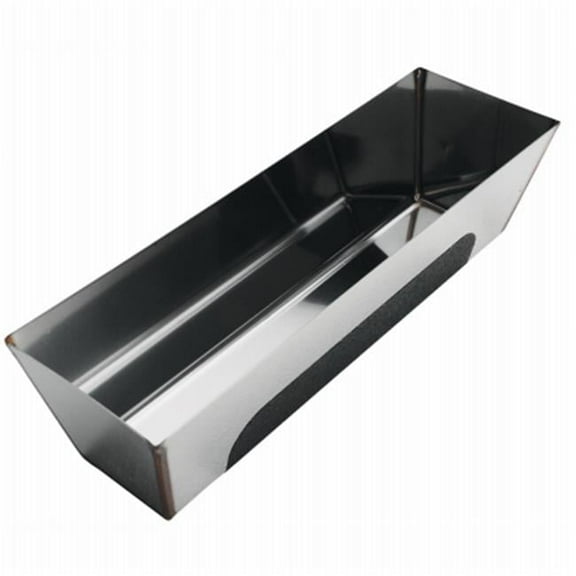 12 in. Stainless Steel Heliarc Mud Pan with Grip