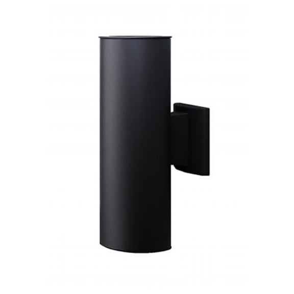 12 in. Up & Down Bullet Light, Black