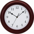 thumbnail image 1 of 12 in. Wall Mahogany Clock, 1 of 1