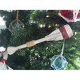 thumbnail image 1 of 12 in. Wooden Rustic Manhattan Beach Decorative Squared Rowing Boat Oar Christmas Ornament, 1 of 1