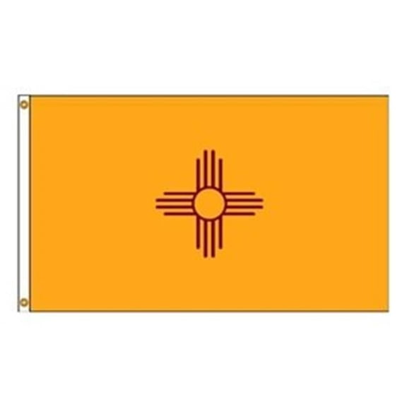 12 in. X 18 in. Nyl-Glo New Mexico Flag
