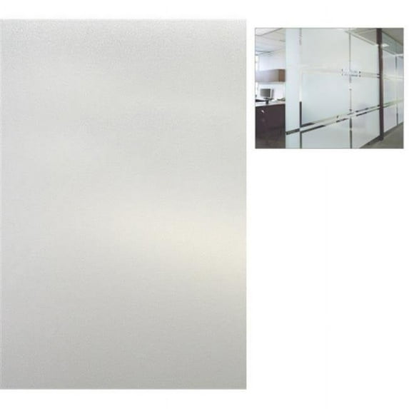 12 in. X 83 in. Etched Glass Design Sidelights Window Film