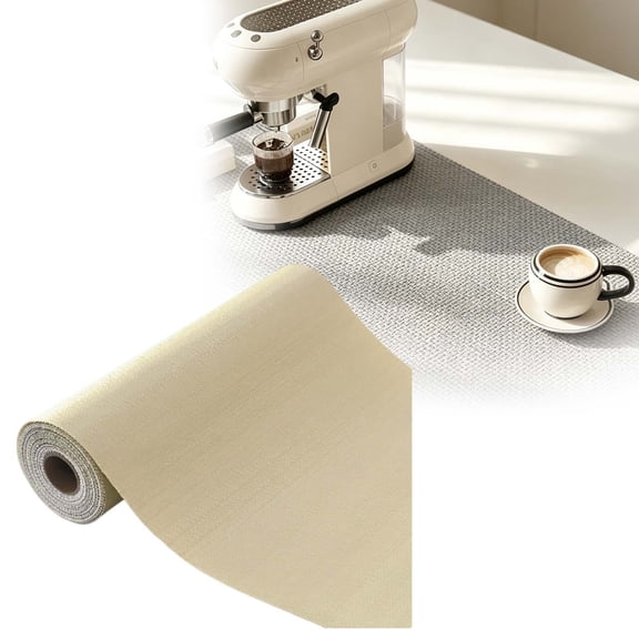 12 in x 118 in Non Adhesive Shelf Liner, Anti Strong Grip Drawer Cabinet Mat, Waterproof Oil-Proof Protective Liner for Kitchen Cupboard Pantry