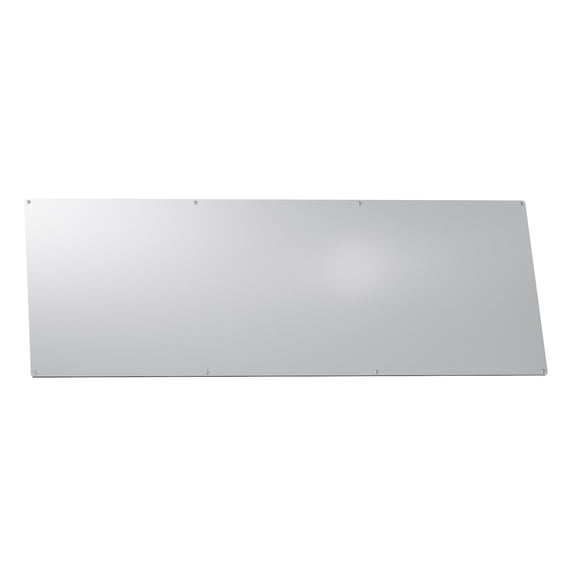 12 in. x 30 in. Stainless Steel Door Kick Plate – 22 Gauge 430 #3 Finish with Mounting Screws