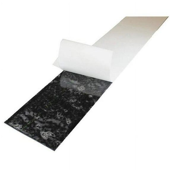 12 in. x 4 ft. Tape High Grade Neoprene Rubber Roll - 30A Adhesive Backing - 0.062 in. Thickness