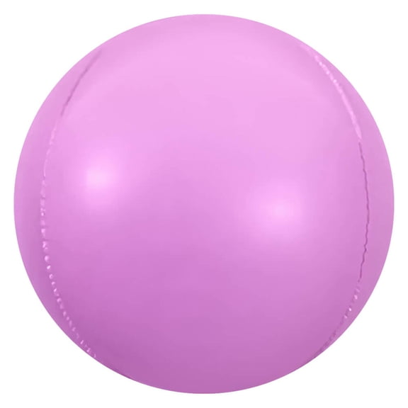 12 inch 3D Sphere - Lavender Plastic Balloons - Party Supplies Decorations
