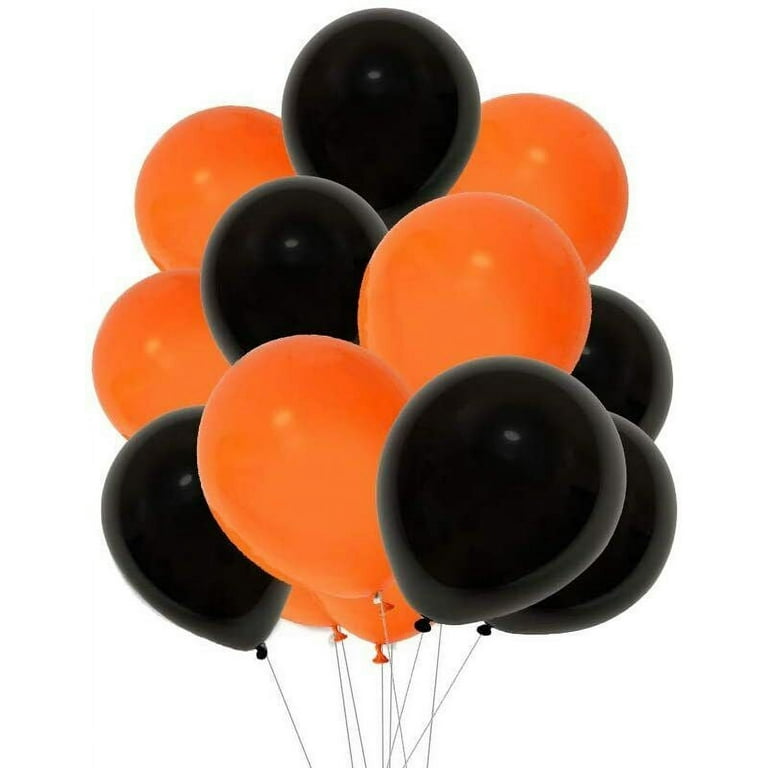 Black and Orange Balloon Weight