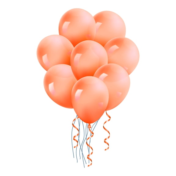 12 inch Balloons 100 pcs - orange