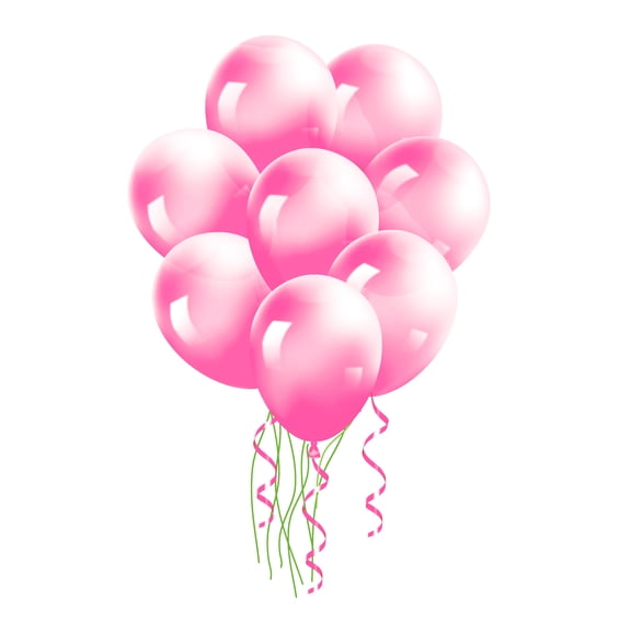 12 inch Balloons 100 pcs - pink