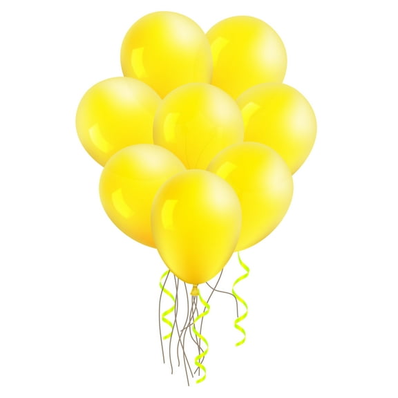 12 inch Balloons 100 pcs - yellow
