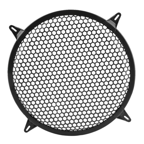 12 inch Car Audio Speaker Sub Woofer Grille Guard Protector Cover Black Metal Mesh Round Car Subwoofer Speaker Cover