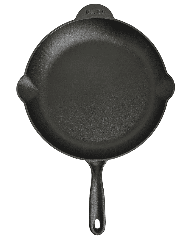 12'' C/I Skillet w/Helper Handle
