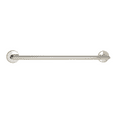 thumbnail image 1 of 12-inch Coronado Designer Oval Bathroom Shower Grab Bar with Mitered Corners, Polished, 1 of 8