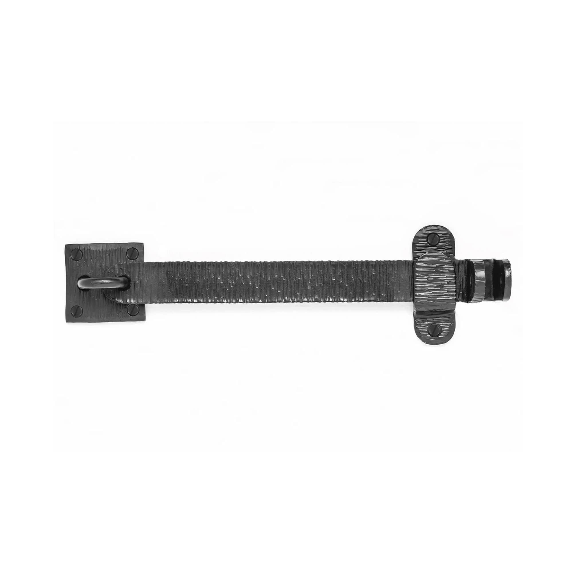 12 inch Decorative Bar Flip Latch- Black - Large Latch - Gate Hardware  Wrought Iron Decorative Hardware Hook Latch Attic Door Latch - The Hacienda