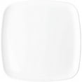 thumbnail image 1 of 12" inch Disposable Square White Plastic Serving Plates, China Like Party Plates, Heavy Duty Dinner Serving Plate, Platter, Weddings, Baby Showers, Catering, Non Toxic (12), 1 of 3