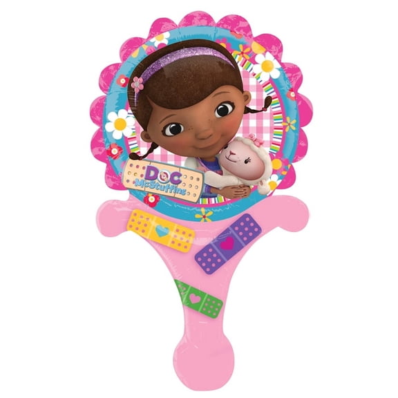 12 inch Doc Mcstuffins Inflate-A-Fun Anagram Foil Mylar Balloon - Party Supplies Decorations