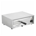 thumbnail image 1 of 12-inch Electric Pizza Oven 1500W, 122-662°F Temperature Control, Stainless Steel, Removable Crumb Tray, for Home & Commercial Use, 1 of 9