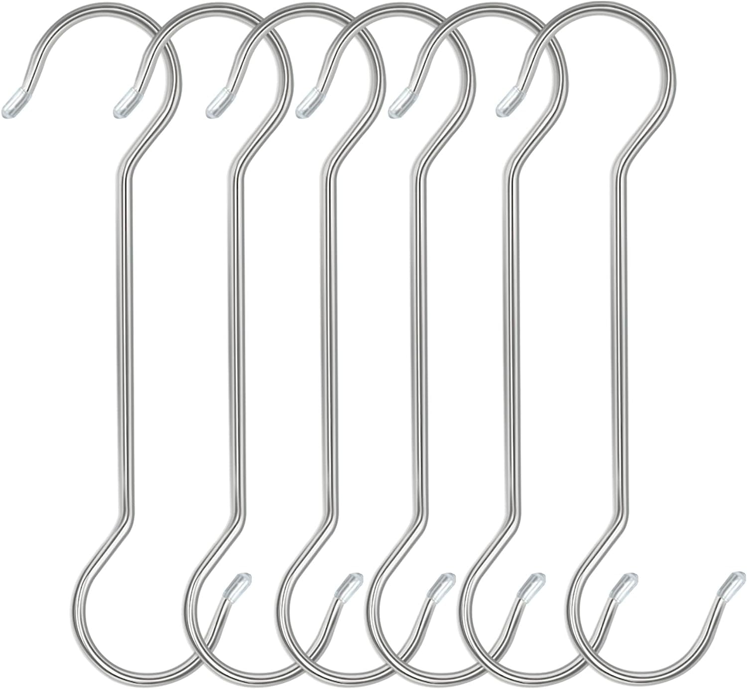 12 inch Extra Large S Hooks for Hanging Plants.6 PCS Long Metal Heavy