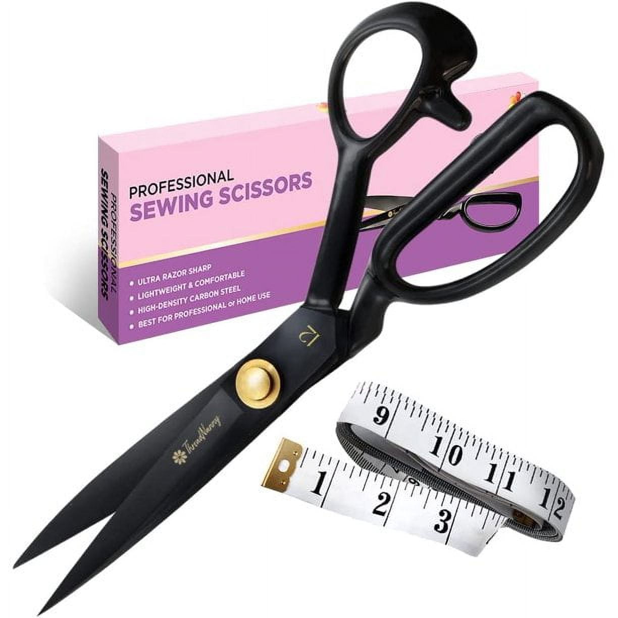 Ninetonine Bonded Nylon Sewing Thread, Curved Needles, Scissors and Thimble  Tools Kits (Black)