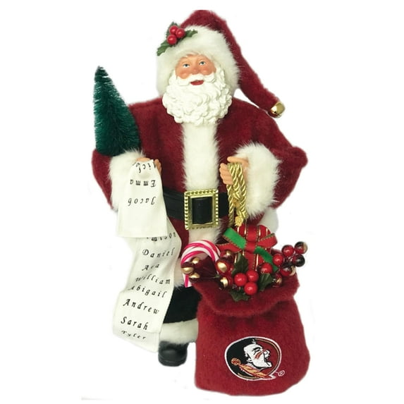 12 inch Florida State Santa - red