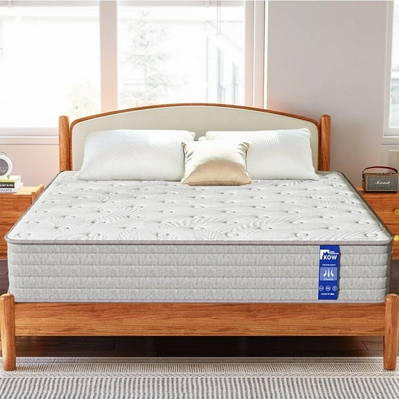 12 inch Full Size Gel Memory Foam Mattress in a box, Medium Firm, Pressure Relief, 5 Zones Support, Egde Support Soundly Sleep